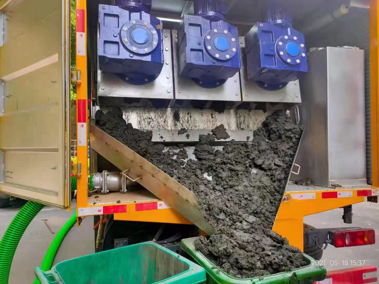 大通化粪池清掏城市维护站-泥浆净化干湿分离处理